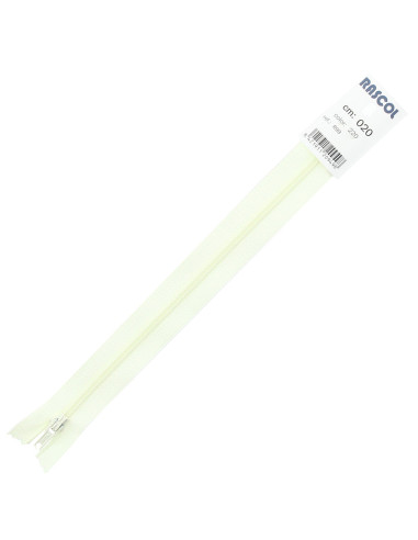 Nylon zipper Rascol - Ecru