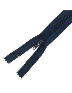 Nylon zipper Rascol - Navy blue