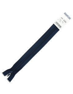 Nylon zipper Rascol - Navy blue 2