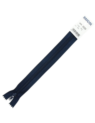 Nylon zipper Rascol - Navy blue