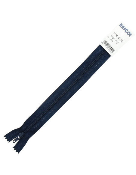 Nylon zipper Rascol - Navy blue