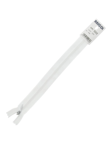 Invisible zipper Rascol - White