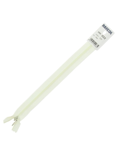 Invisible zipper Rascol - Ecru