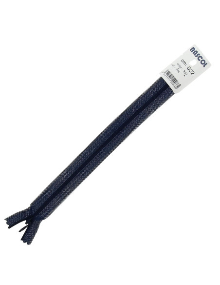 Invisible zipper Rascol - Navy blue