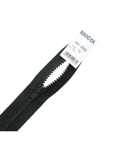 Rascol synthetic zipper - Black