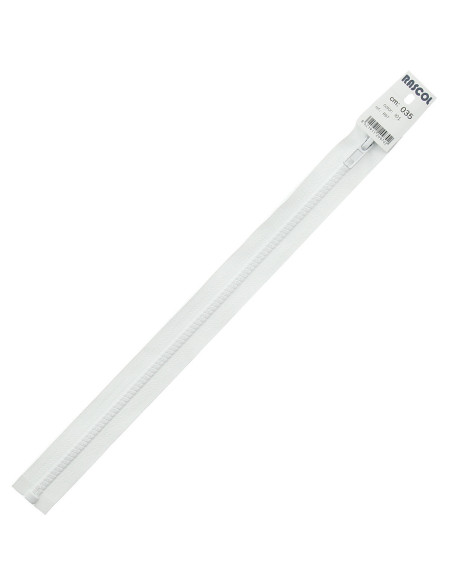 Rascol synthetic zipper - White