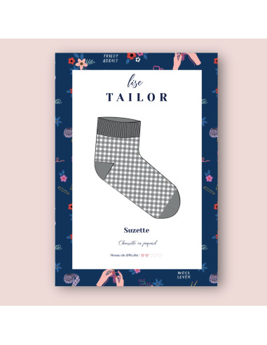 Patron de tricot - Chaussettes Suzette - Lise Tailor