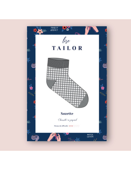 Patron de tricot - Chaussettes Suzette - Lise Tailor