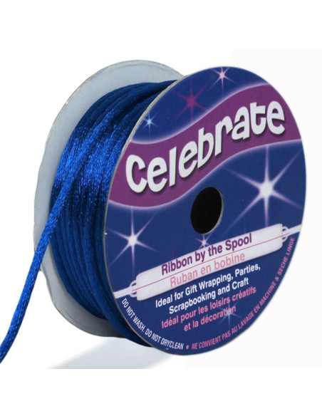 Rat tail cord Celebrate royal blue - 2 mm x 10 meters