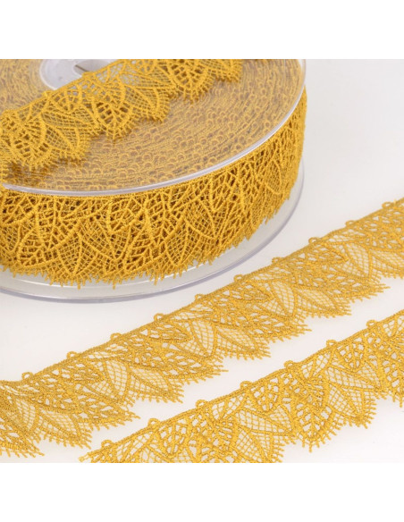 Lace leaves - Mustard