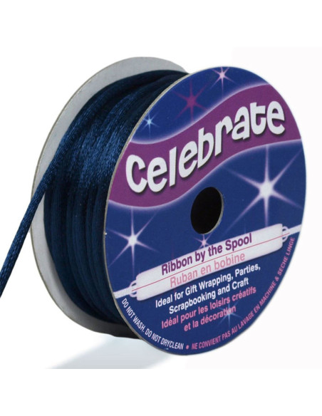 Rat tail cord Celebrate navy blue - 2 mm x 10 meters