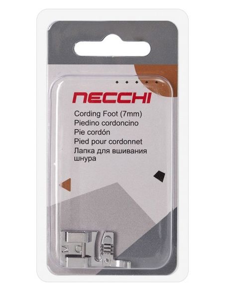 Pied pour cordons Necchi 7 mm