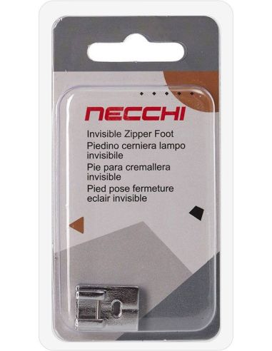 Pied fermeture invisible Necchi