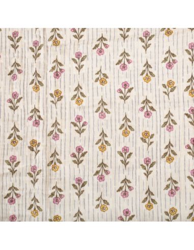 Tissu double gaze imprimé - Aesa