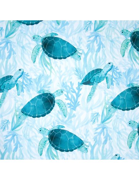 Tissu short de bain - Tortue