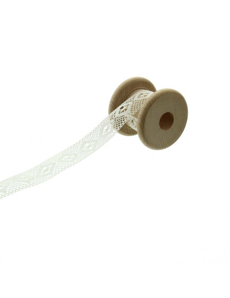 Cotton insertion lace - Ecru