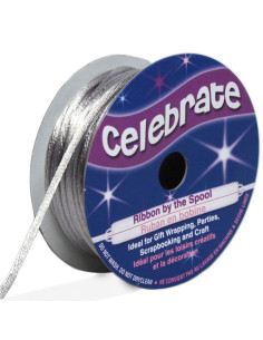 Rat tail cord Celebrate silver - 2 mm x 10 meters