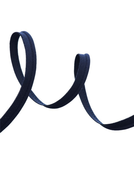 All-textile piping 10 mm - Midnight blue