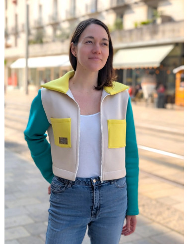 Patron de gilet Naya - Anna Rose patterns