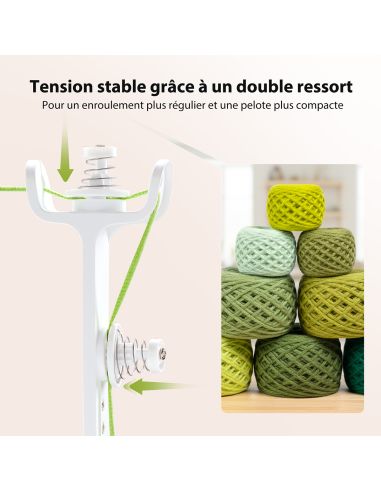 Bobinoir électrique sans fil pour laine Rascol