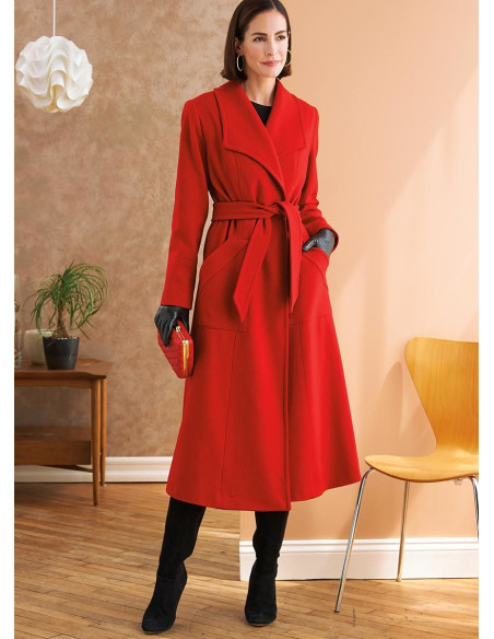 Outerwear and Belt Pattern - Butterick 6720