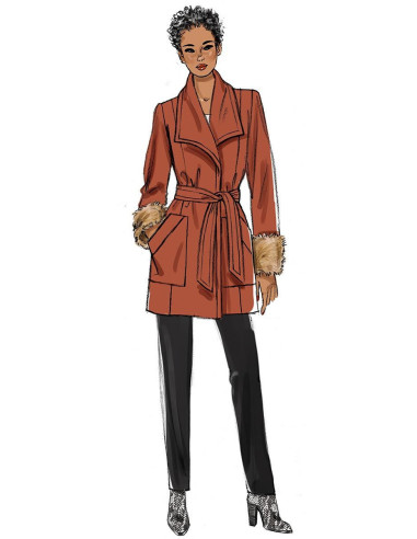 Outerwear and Belt Pattern - Butterick 6720