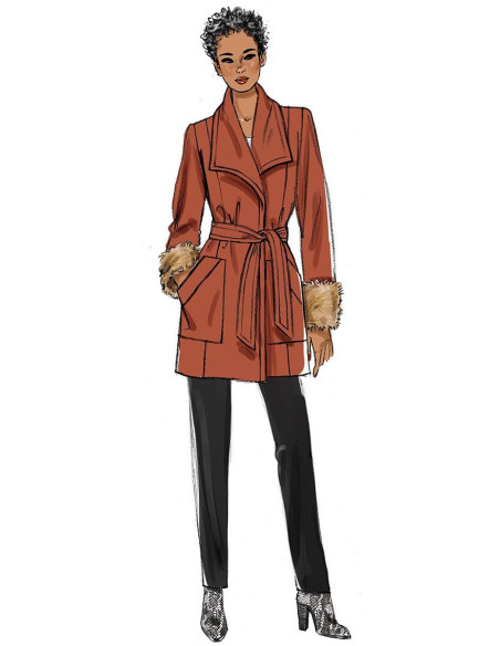 Outerwear and Belt Pattern - Butterick 6720