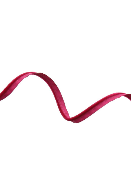 Velvet clothing piping - Fuchsia