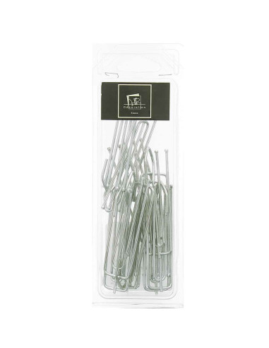 4-prong staples with Flemish fold, 30 mm head, high grip