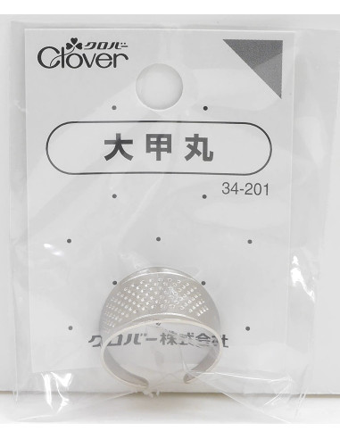 Dé métal bague sashiko Clover