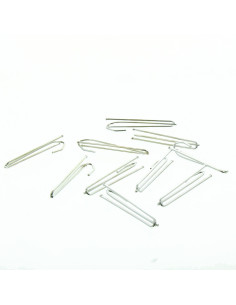Staples with 2 Flemish fold branches, 30 mm head, high grip
