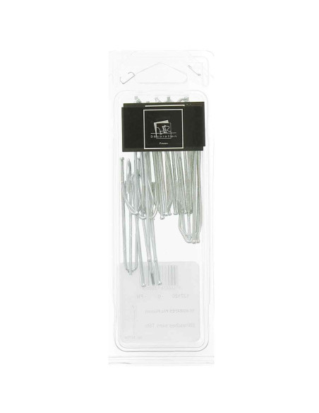 Staples with 2 Flemish fold branches, 30 mm head, high grip
