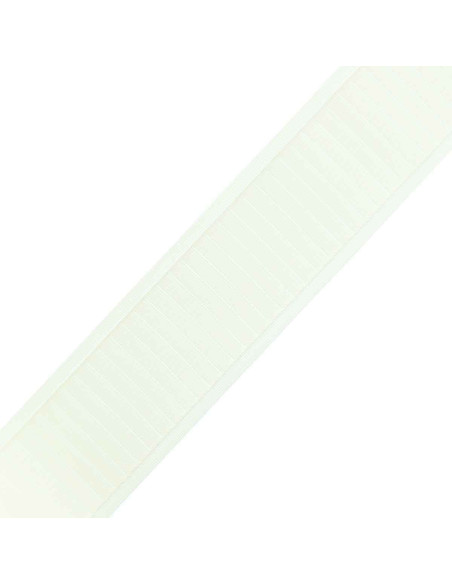 Cartridge pleat tape with flamingo pleats for staples - Ecru