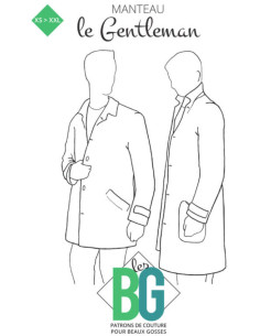 Gentleman Coat Pattern - Les BG