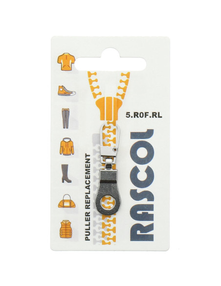 Zipper pull - Silver