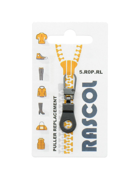 Zipper pull - Gunmetal