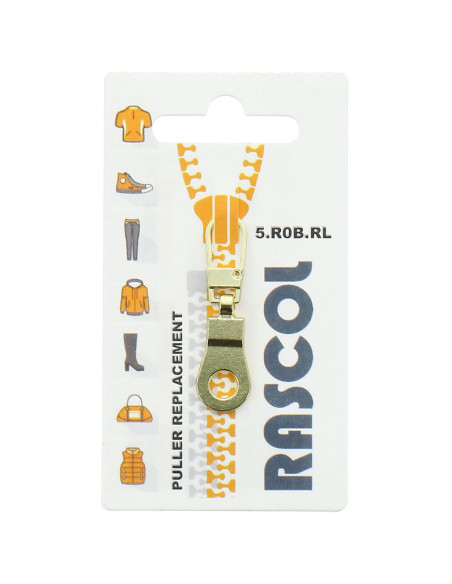 Zipper pull - Gold