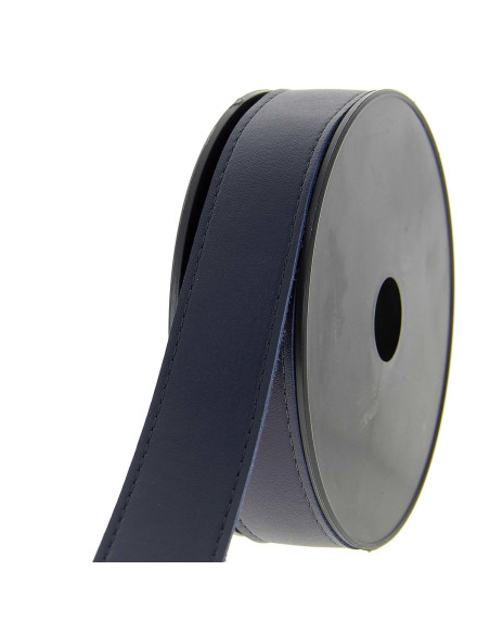 Faux leather strap - Navy blue