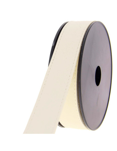 Faux leather strap - Ecru