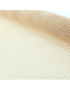 Organic cotton mesh fabric - Natural