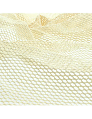 Organic cotton mesh fabric - Natural