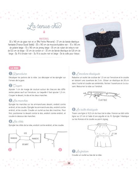 Livre je couds la garde robe de ma poupée