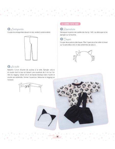 Livre je couds la garde robe de ma poupée