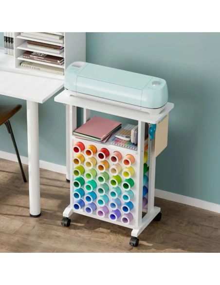 Meuble mobile pour vinyle et machine de découpe Crafit Beegrid R30