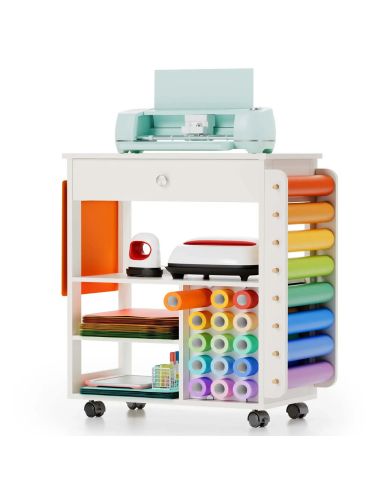 Meuble mobile pour vinyle et machine de découpe Crafit Beegrid R23