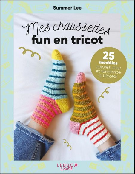 Livre mes chaussettes fun en tricot