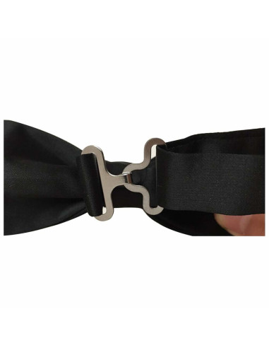 Set of 100 bow tie clips - Silver