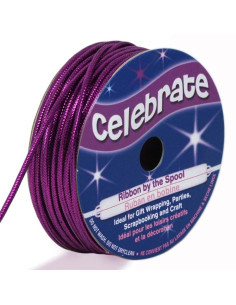 Lurex cord Celebrate violet - 1.6 mm x 8 meters