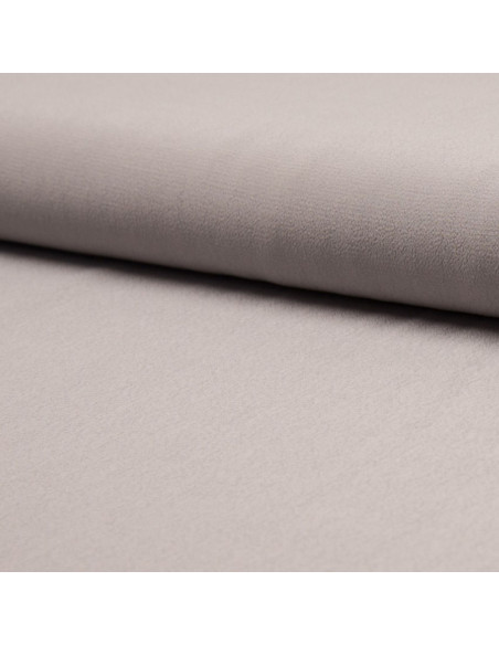 Light gray viscose crepe fabric