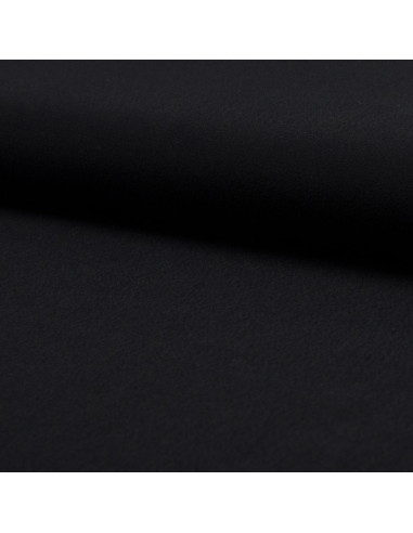 Viscose crepe fabric - Black